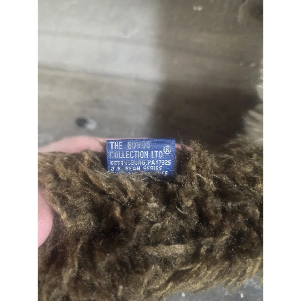 Vintage Boyd's Bears Collection J B Bean Series 18" Stuffed Dog 1985-1997 - Picture 6 of 6